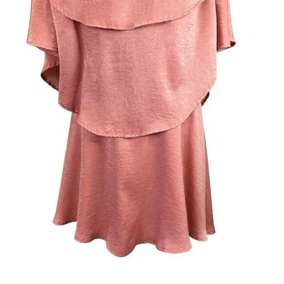 Show Me Your Mumu Copper Ruffle Romper Size Small